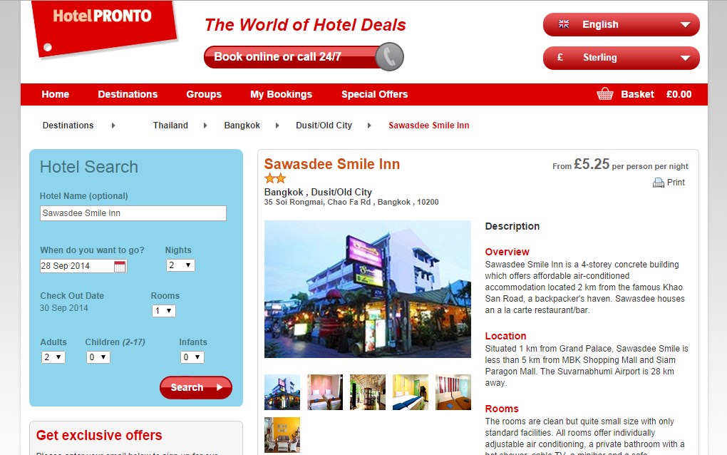 Hotel booking platform — B2B and B2C